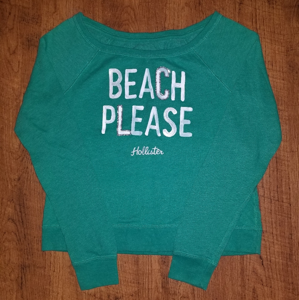 Hollister Crew neck Sweatshirt sz M EUC